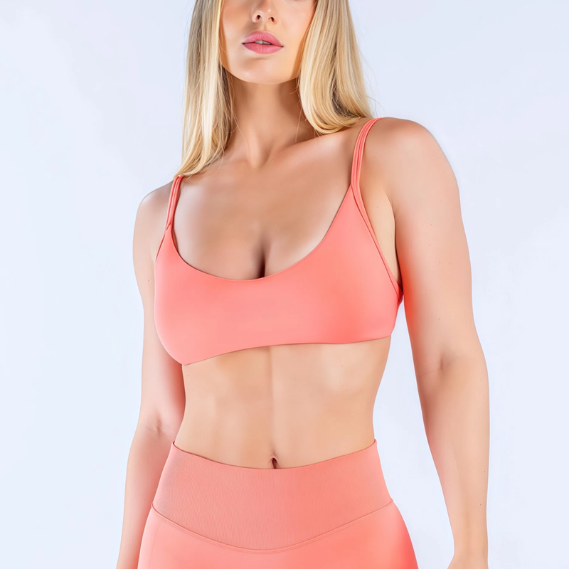 Yoga Fitness Body - HISTELLO Impact Scoop Neck Bra Women