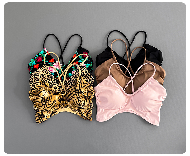 Yoga Fitness Body - Women Cross Back Padded Sports Bra