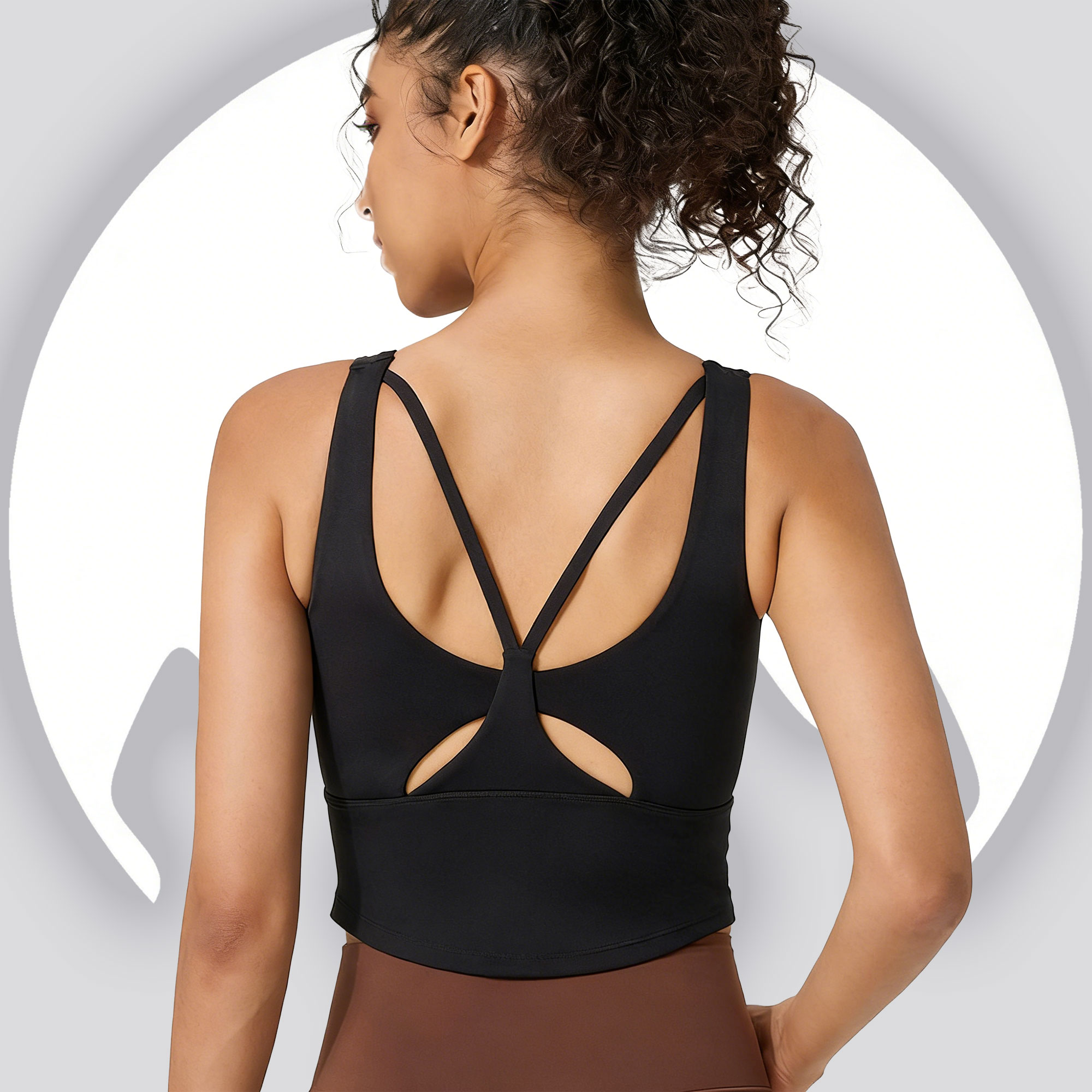 Yoga Fitness Body - Women's Fixed Cup Yoga Sports Bra