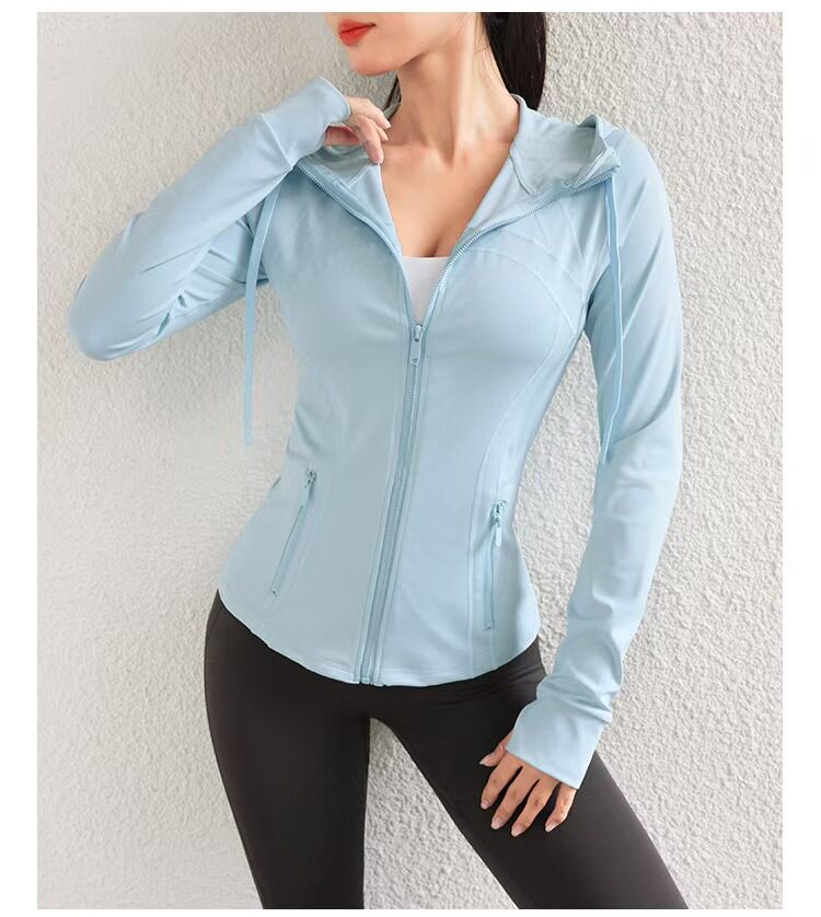 Women's Long-Sleeved Yoga Wear - Yoga Fitness Hoodie ulasan dan harga