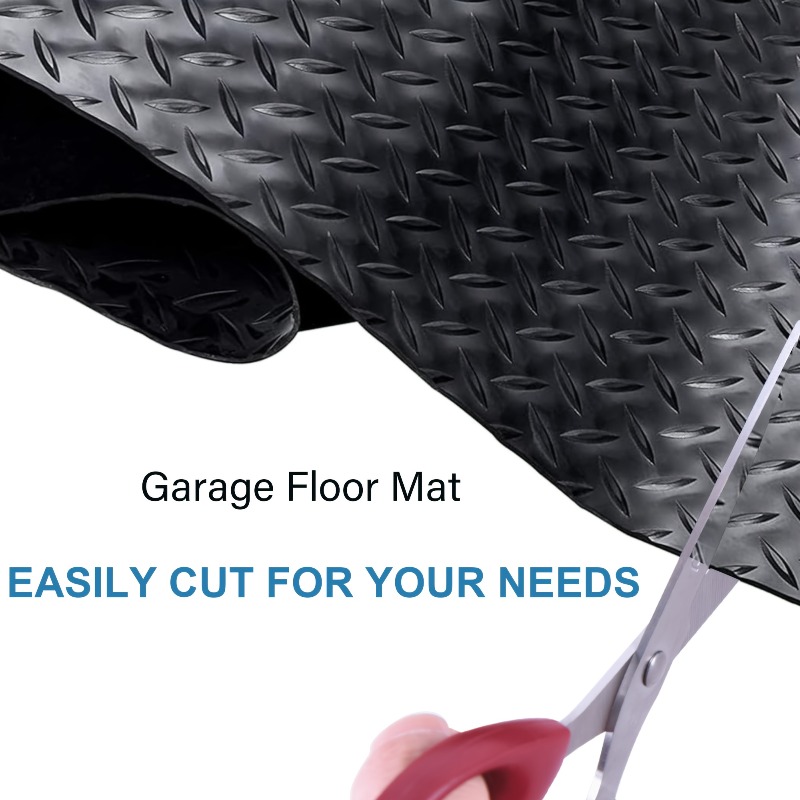 Rubber Diamond Floor Mat - Dur - Gym Floor Mats ulasan dan harga