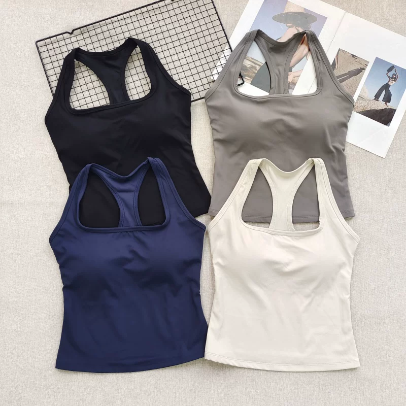 Women's Square Neck Racerback  - Yoga Mat For Fitness ulasan dan harga