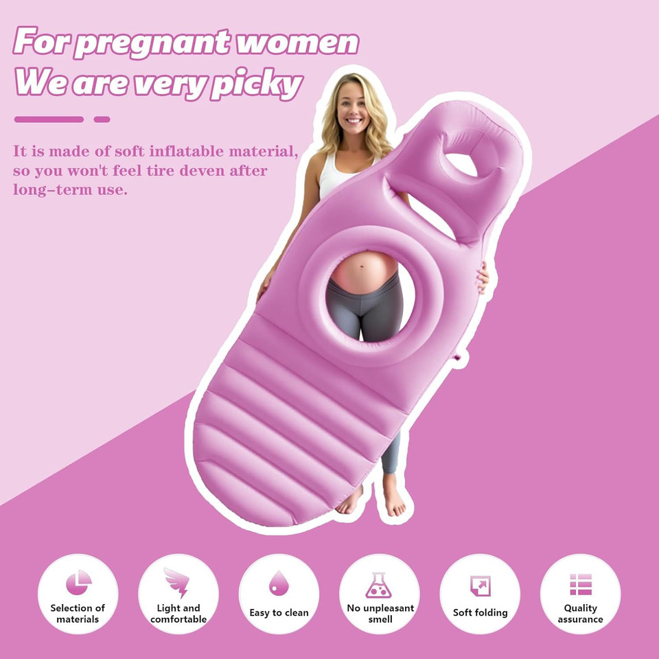 Inflatable Pregnancy Pillow Yo - Yoga Mat For Fitness ulasan dan harga
