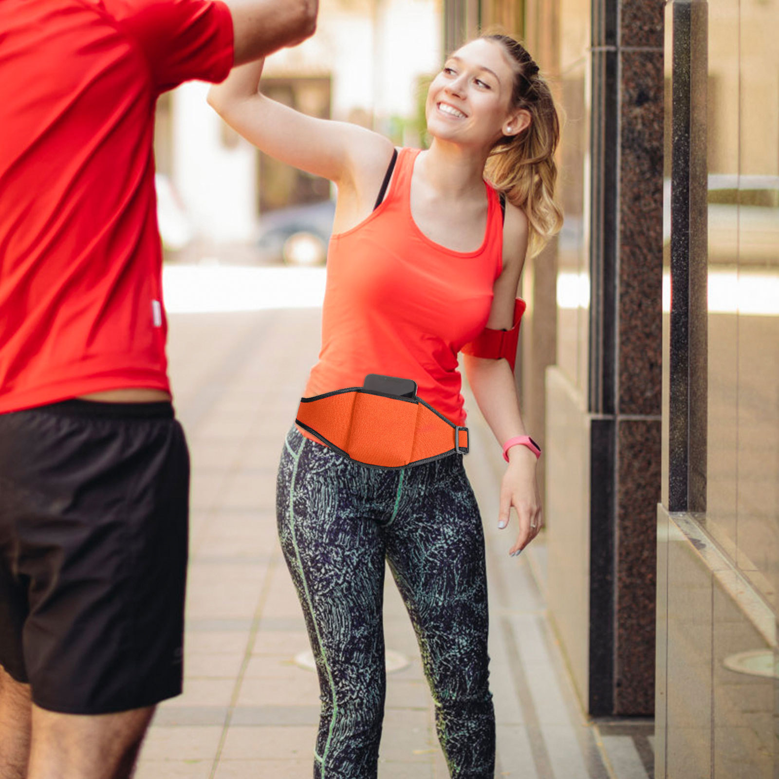 4Pcs Mic Waist Belts Premium D - Yoga Fitness Instructor ulasan dan harga