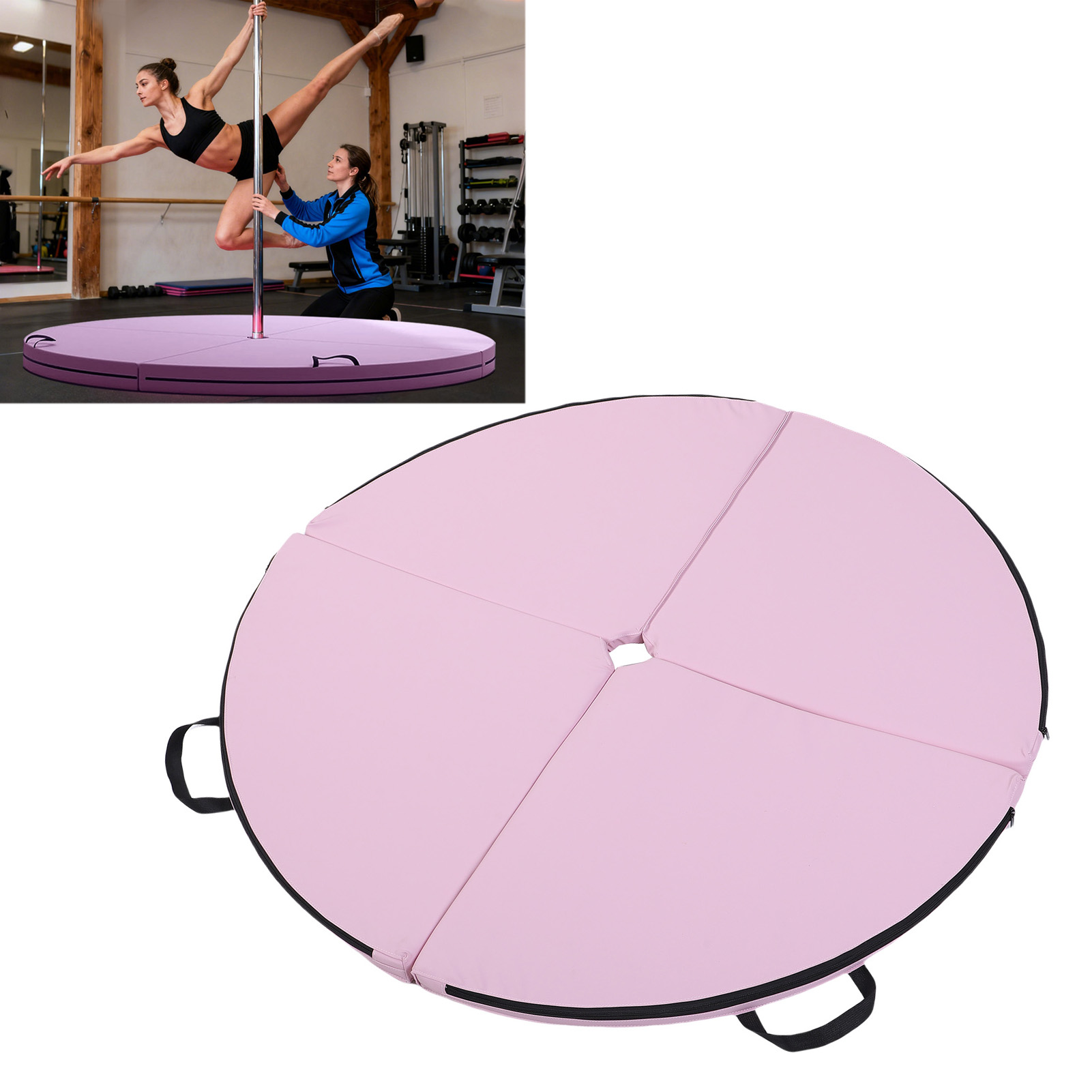 Foldable Pole Dance Mat Pole D - Gym Floor Mats ulasan dan harga