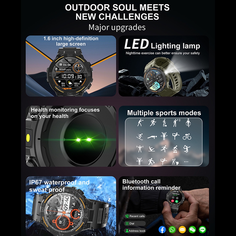 Outdoor Military Rugged Smartw - Gym Floor Mats ulasan dan harga