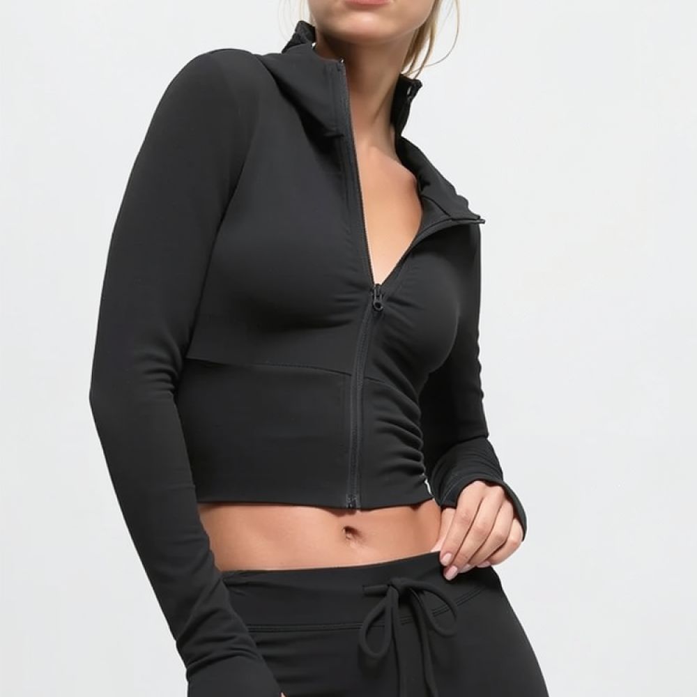 Slim Fit Sportswear Set Women  - Yoga Fitness Hoodie ulasan dan harga