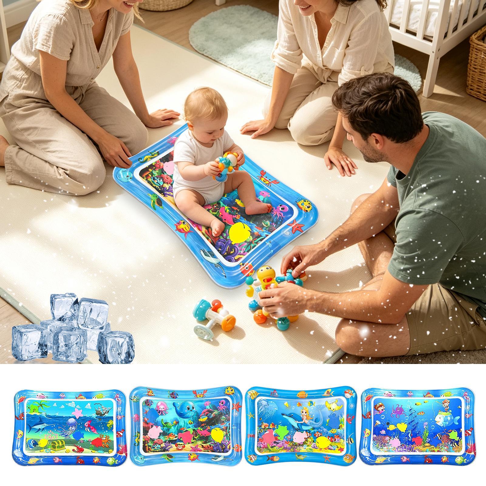 Kids Water Play Mat Cartoon Se - Gym Floor Mats ulasan dan harga