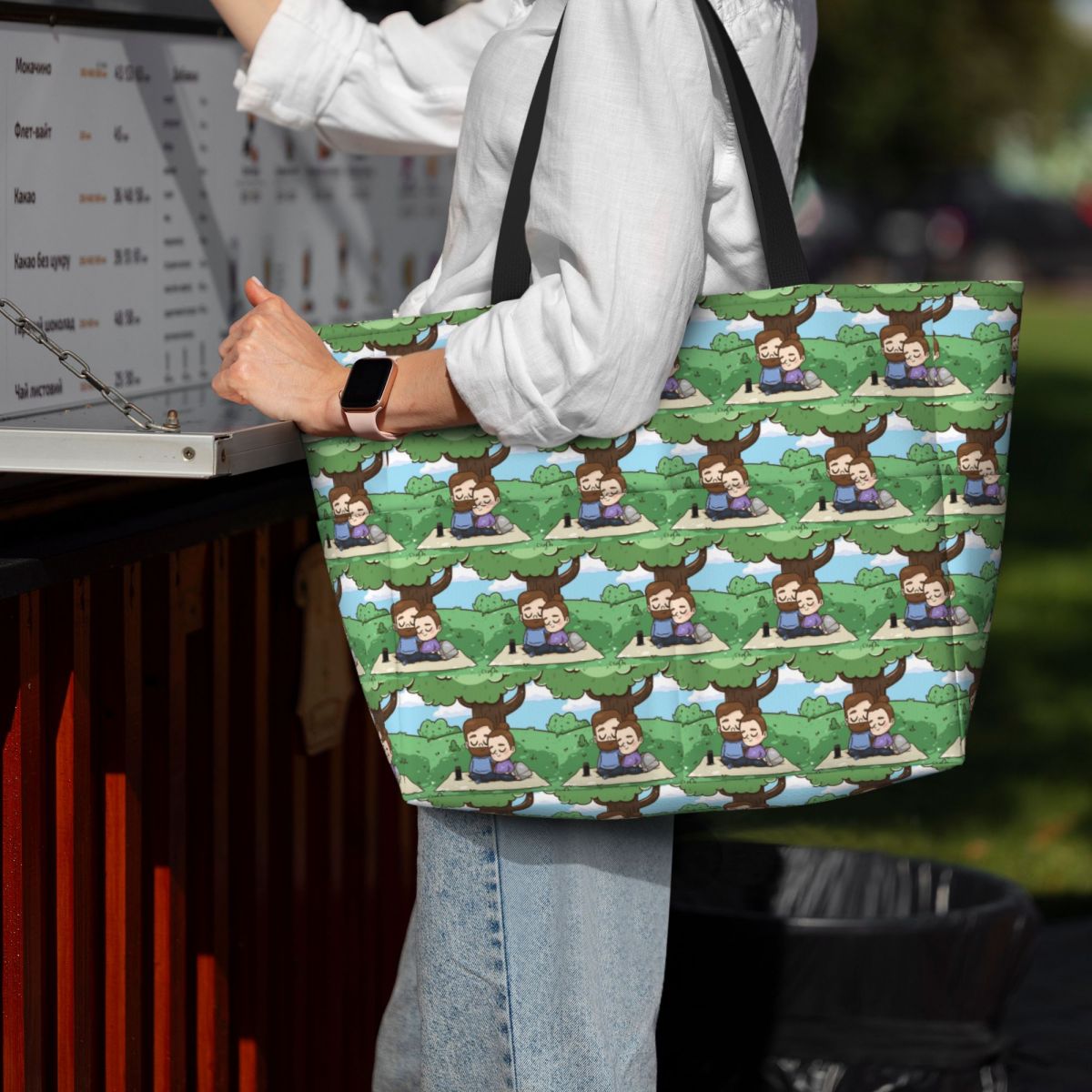 Park Day - Pibubear Beach Tote - Yoga Fitness Park ulasan dan harga