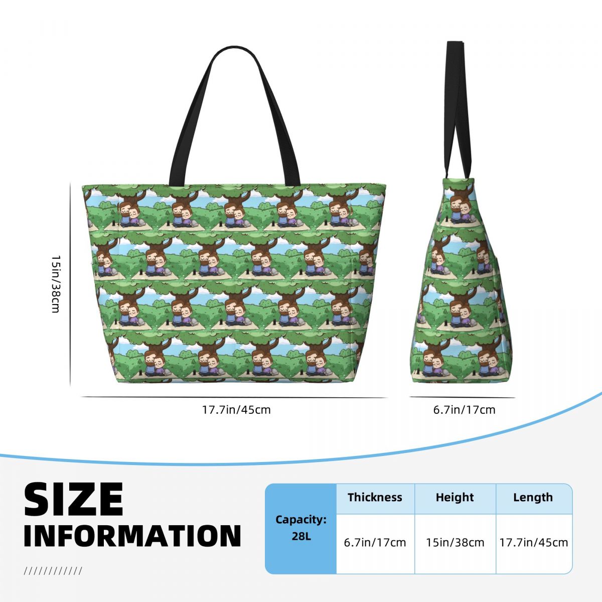 Park Day - Pibubear Beach Tote - Yoga Fitness Park ulasan dan harga