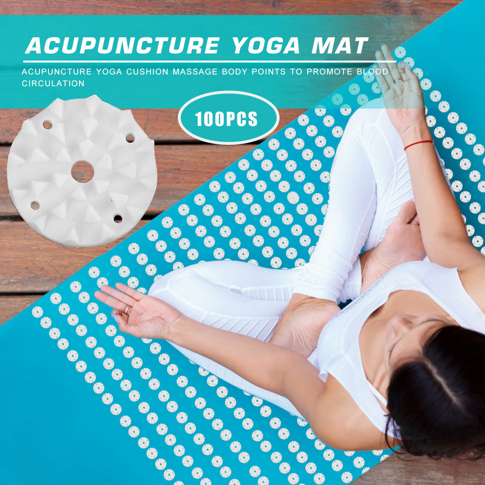 100pcs/set Lotus Acupressure Y - Gym Floor Mats ulasan dan harga
