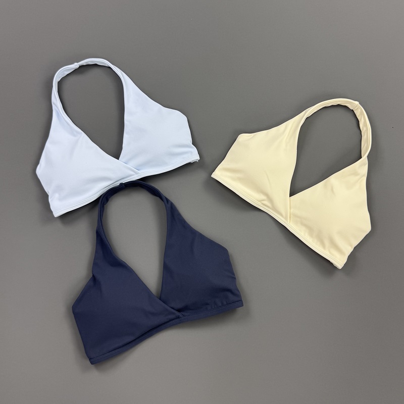 Gym Top Women Halter Neck Spor - Yoga Mat For Fitness ulasan dan harga